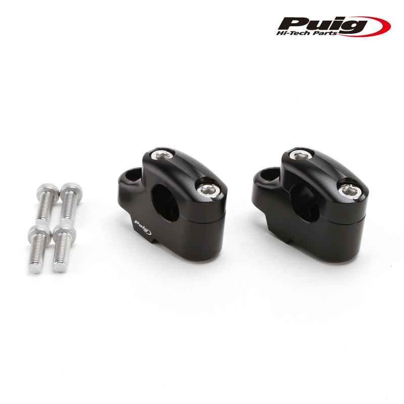 Puig（プーチ） Puig 21811N PULLBACK RISERS [BLACK] UP20mm BACK16mm