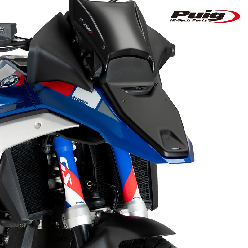 Puig 21853J ADHERE HEADLIGHT PROTECTOR [MATT BLACK] BMW R1300GS (23-25)R1300GS TRIPLE BLACK (23-25)プーチ ヘッドライトプロテクター