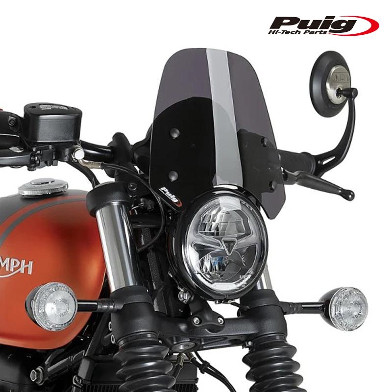 ★さくら★プーチ(Puig)スクリーン Bonneville bobber Puig（プーチ） Puig 21925F NEW GENERATION SPORT [DARK SMOKE