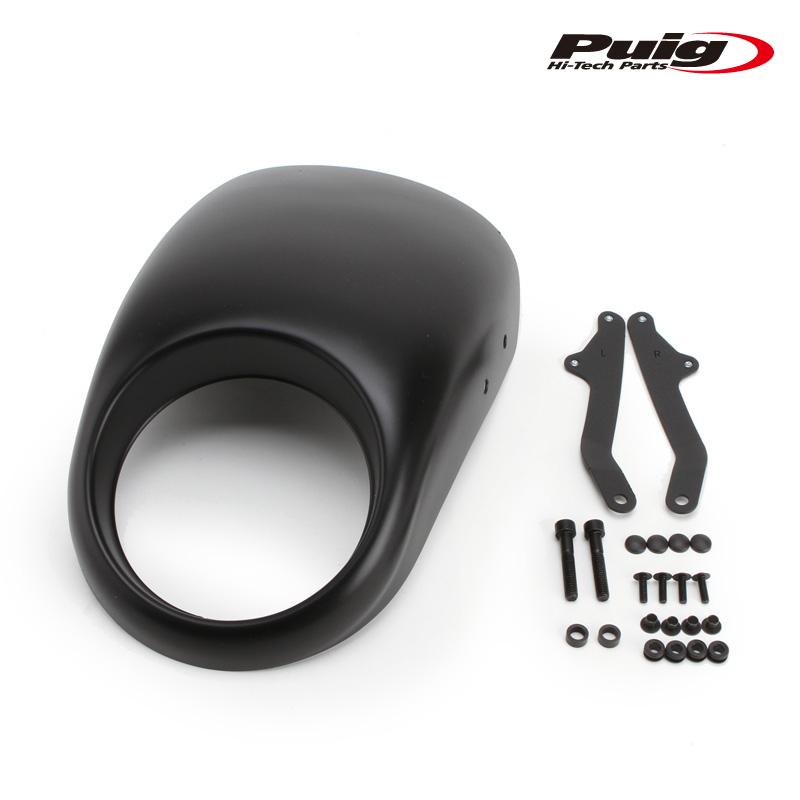 Puig 21944J SEMIFARINGS ANARCHY [MATT BLACK] KAWASAKI ELIMINATOR