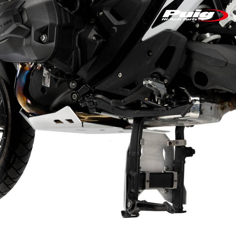 Puig 21950P ENGINE PROTECTOR EXTENSION for CENTRAL STAND [SILVER