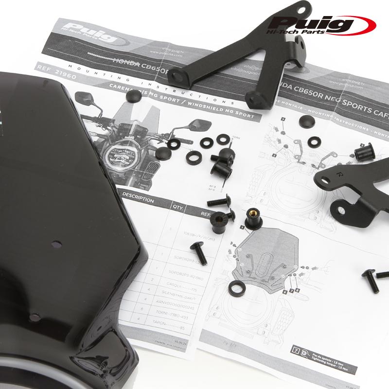 Puig（プーチ） Puig 21960F NEW GENERATION WINDSHIELD SPORT [DARK