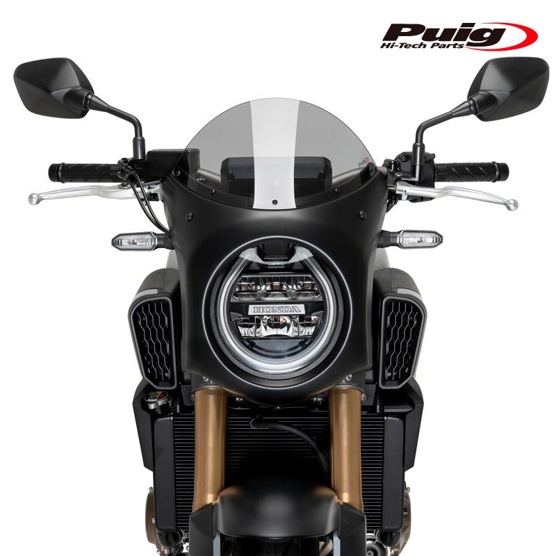 Puig（プーチ） Puig 21962H RETRO SEMI FAIRING CARBON LIQUID