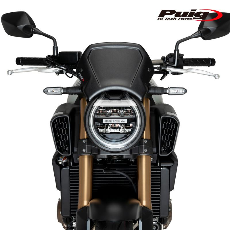 Puig（プーチ） Puig 21963N ALUMINIUM FRONTAL PLATE[BLACK] HONDA