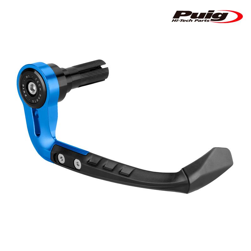 Puig 21993A BRAKE LEVER PROTECTOR RAW [BLUE] 汎用 プーチ ブレーキレバープロテクター_1