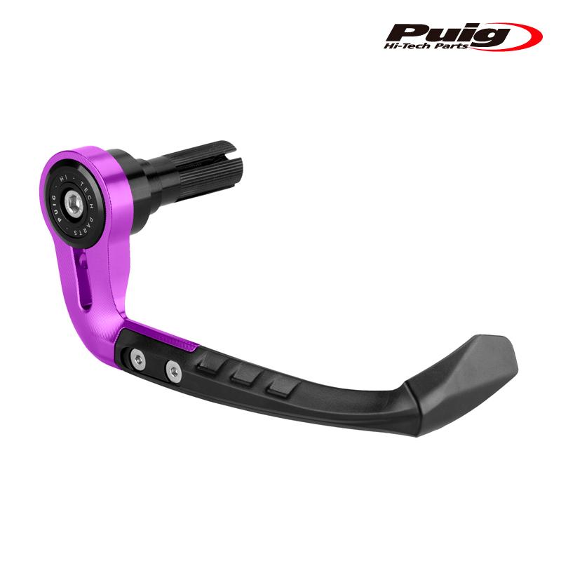 Puig 21993L BRAKE LEVER PROTECTOR RAW [PURPLE] 汎用 プーチ ブレーキレバープロテクター_1