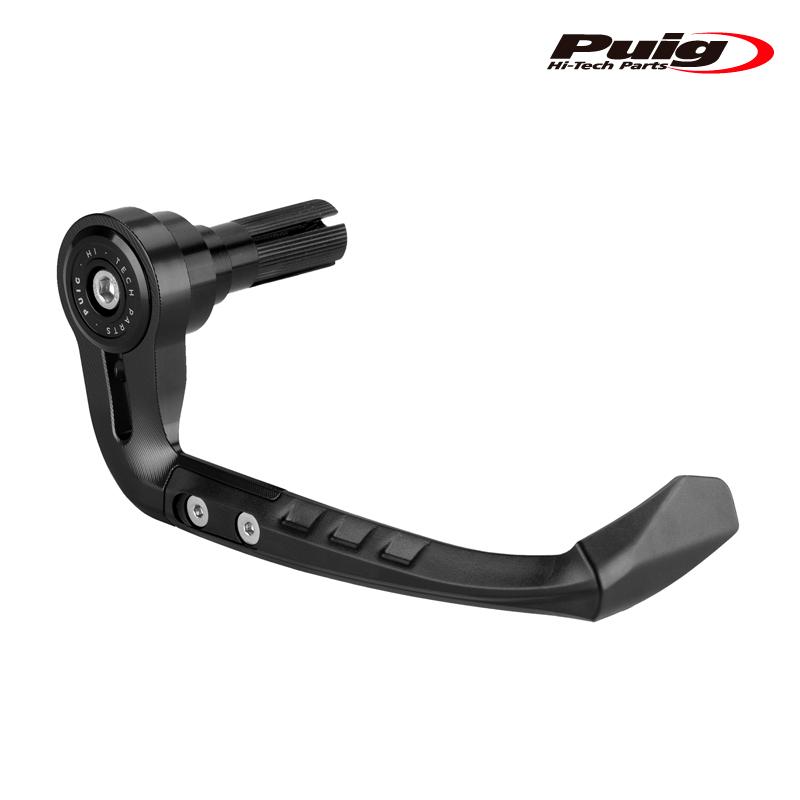 Puig 21993N BRAKE LEVER PROTECTOR RAW [BLACK] 汎用 プーチ ブレーキレバープロテクター_1