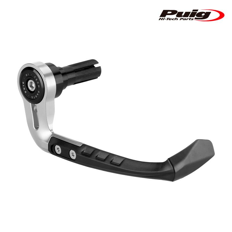 Puig 21993P BRAKE LEVER PROTECTOR RAW [SILVER] 汎用 プーチ ブレーキレバープロテクター_1