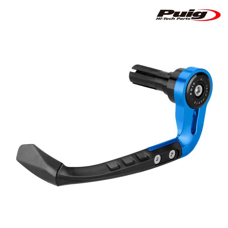 Puig 21994A CLUTCH LEVER PROTECTOR RAW [BLUE] 汎用 プーチ クラッチレバープロテクター_1