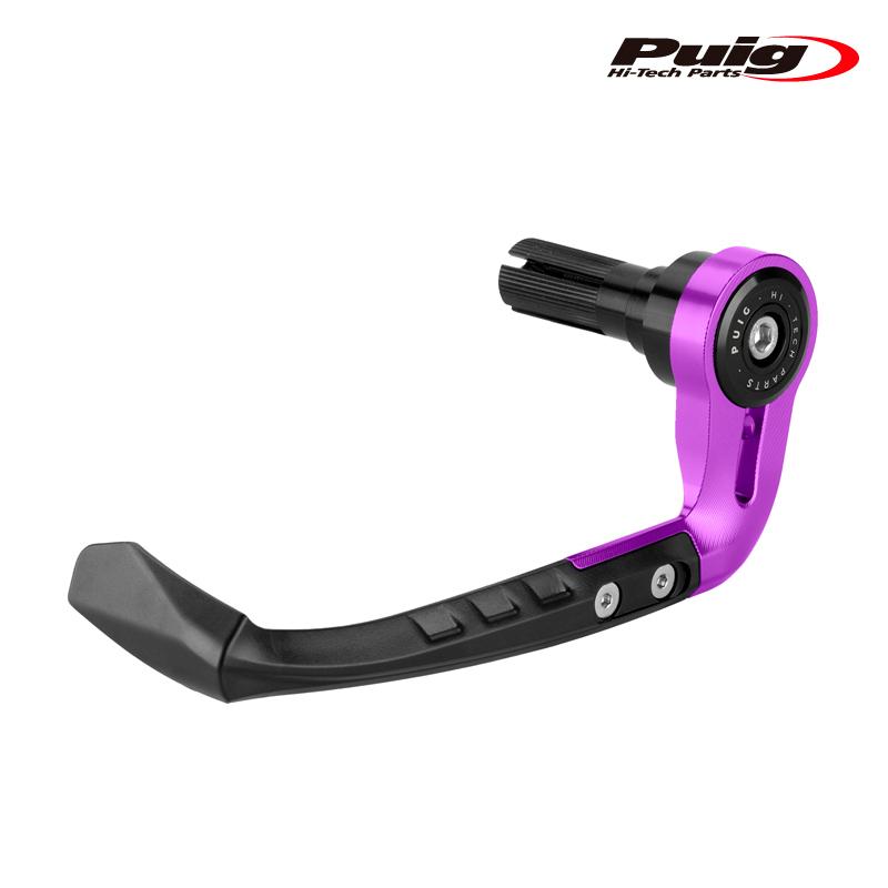 Puig 21994L CLUTCH LEVER PROTECTOR RAW [PURPLE] 汎用 プーチ クラッチレバープロテクター_1