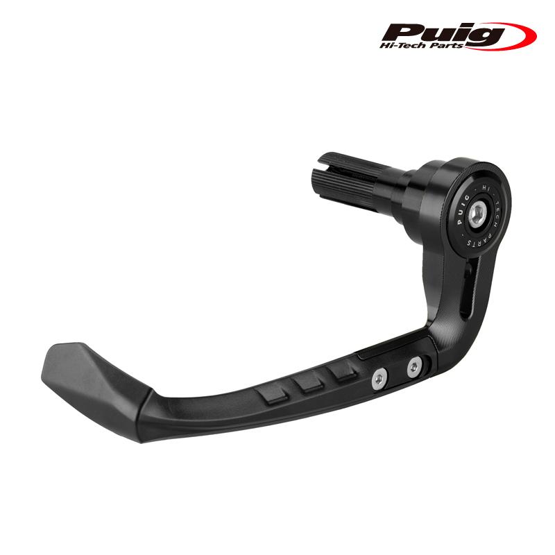 Puig 21994N CLUTCH LEVER PROTECTOR RAW [BLACK] 汎用 プーチ クラッチレバープロテクター_1