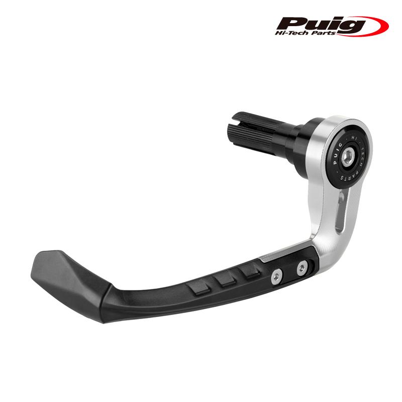 Puig 21994P CLUTCH LEVER PROTECTOR RAW [SILVER] 汎用 プーチ クラッチレバープロテクター_1