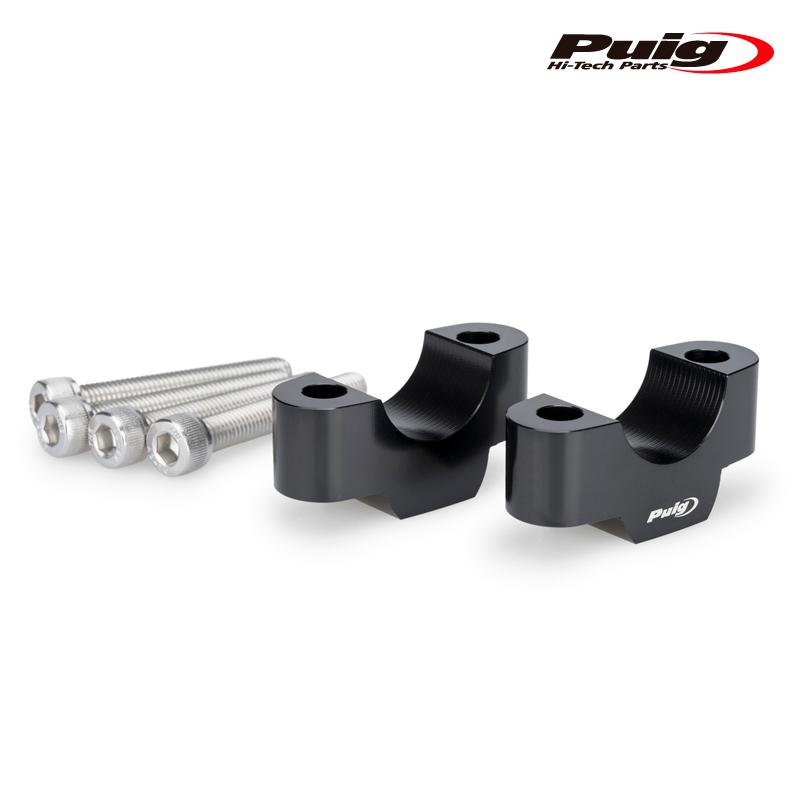 きんぐ Puig（プーチ） Puig 22037N HANDLE UP RISERS [BLACK] BMW R12(24-25