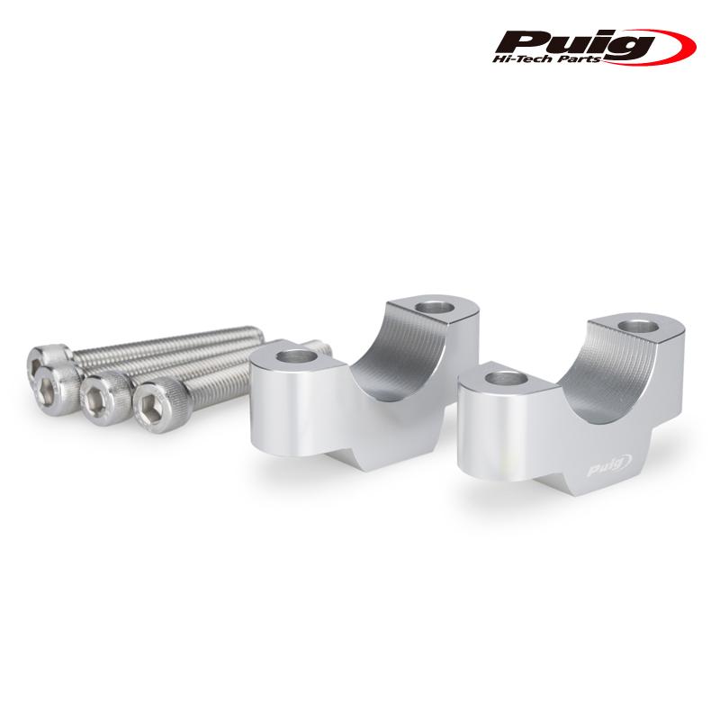 Puig（プーチ） Puig 22037P HANDLE UP RISERS [SILVER] BMW R12(24-25 