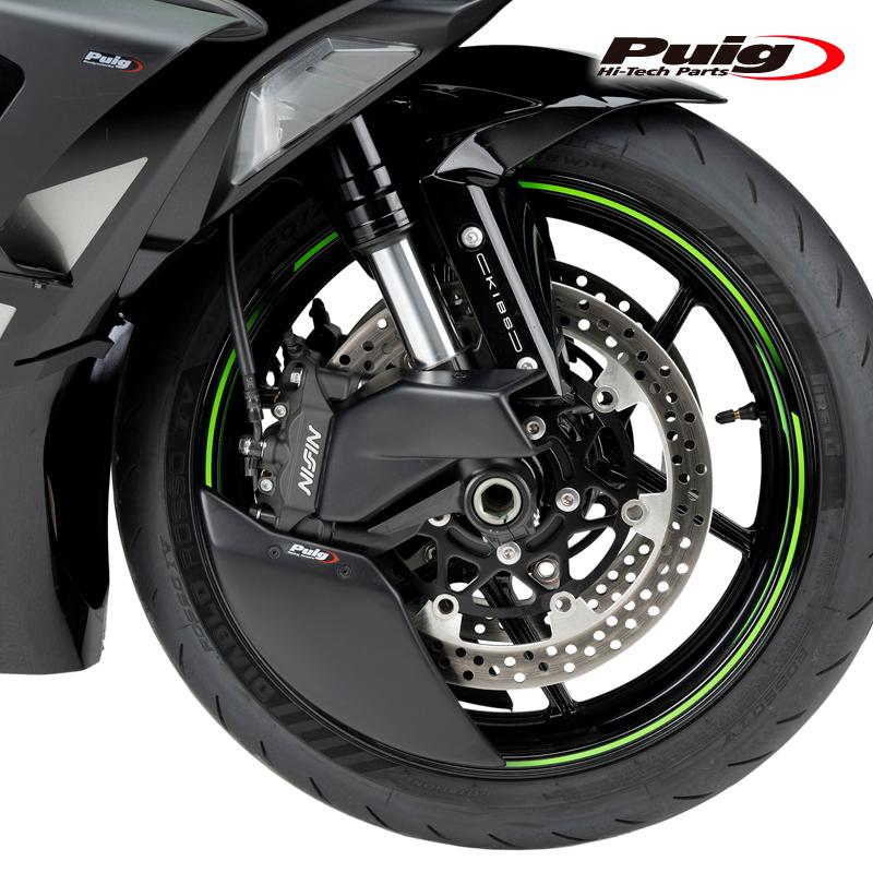 にろ Puig（プーチ） Puig 22076J BRAKE COOLER [MATT BLACK] KAWASAKI ZX