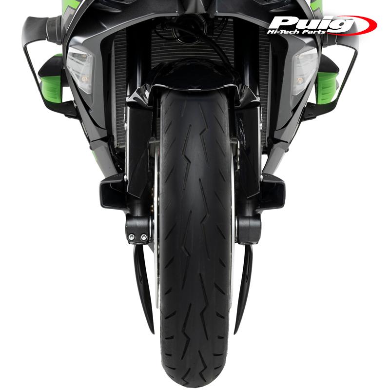 らな Puig（プーチ） Puig 22076J BRAKE COOLER [MATT BLACK] KAWASAKI ZX