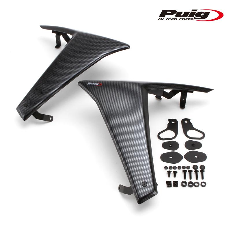 専用 Puig（プーチ） Puig 22080C DOWNFORCE NAKED SIDE SPOILERS [CARBON