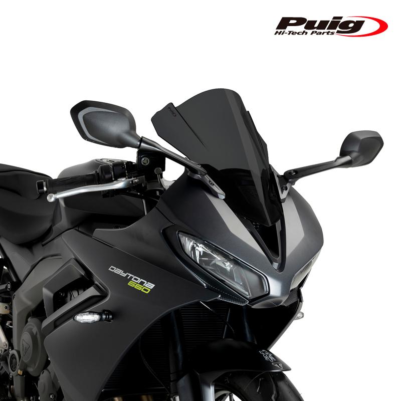 Puig 22084F Z-RACING SCREEN [DARK SMOKE] TRIUMPH DAYTONA 660