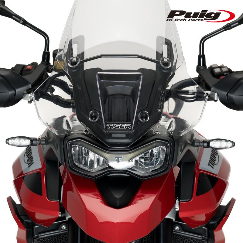 【ロ】 Puig（プーチ） Puig 22330W UPPER DEFLECTORS [CLEAR] TRIUMPH