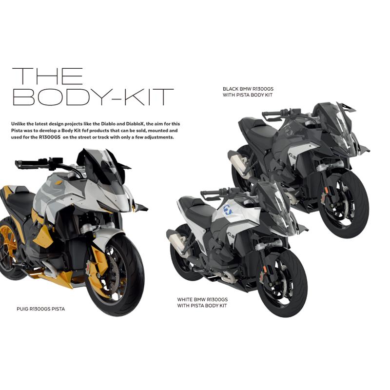 Puig（プーチ） Puig 22376N PISTA KIT FOR BMW R1300GS BMW R1300GS