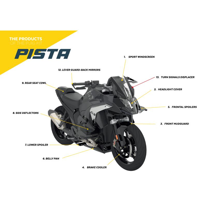 Puig（プーチ） Puig 22376N PISTA KIT FOR BMW R1300GS BMW R1300GS