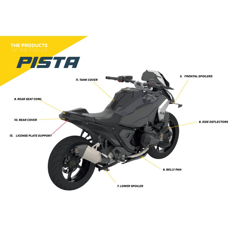 Puig（プーチ） Puig 22376N PISTA KIT FOR BMW R1300GS BMW R1300GS