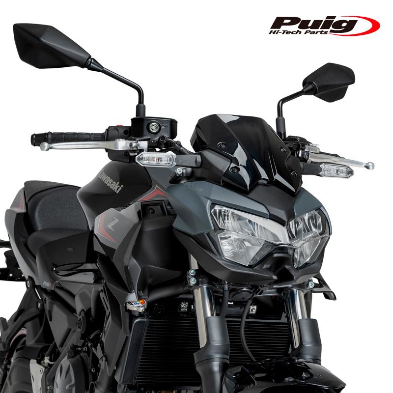 テレビ KAKU Puig（プーチ） Puig 22472N SPOILERS D12 [BLACK] KAWASAKI Z650(20
