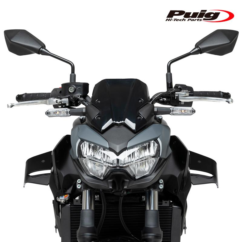Puig（プーチ） Puig 22472N SPOILERS D12 [BLACK] KAWASAKI Z650(20