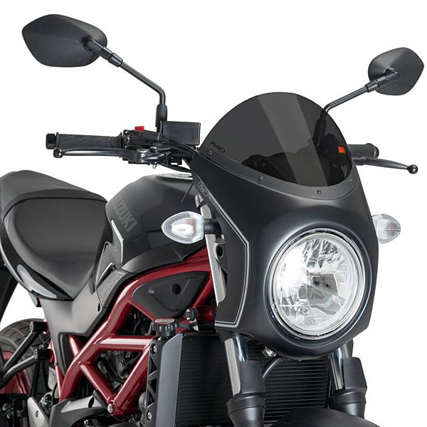 Puig 3169F RETRO SEMI FAIRING [DARK SMOKE] SUZUKI SV650 (16-23 
