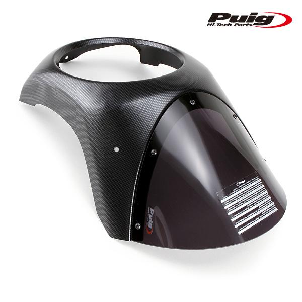 Puig プーチ ビキニカウル RETRO SEMI FAIRING スクリーン Puig（プーチ） Puig 3133F RETRO SEMI FAIRING [DARK SMOKE] HONDA