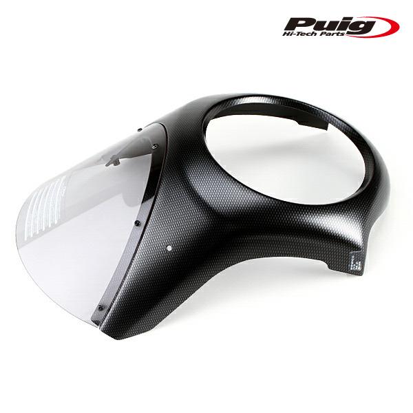 Puig（プーチ） Puig 3170H RETRO SEMI FAIRING [CARBON LOOK/ SMOKE