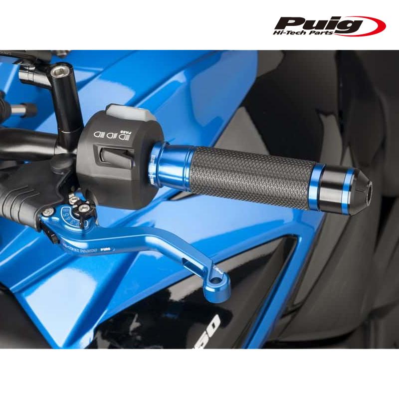 Puig（プーチ） Puig 3553A HI-TECH ASCENT GRIPS [BLUE] 123mm 汎用