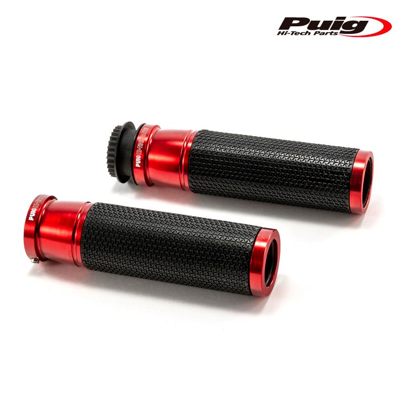 Puig（プーチ） Puig 3553R HI-TECH ASCENT GRIPS [RED] 123mm 汎用