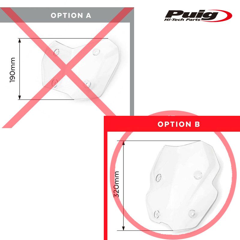 Puig（プーチ） Puig 3595F TOURING SCREEN [DARK SMOKE] BMW F750GS
