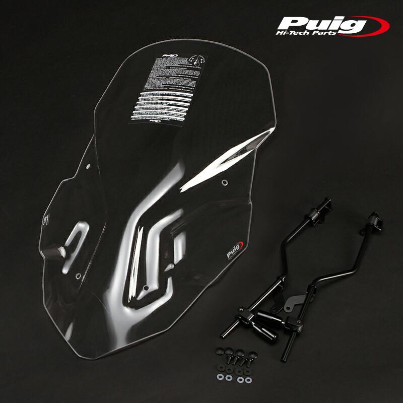 ぶん Puig（プーチ） Puig 3714W SCREEN TOURING with M.E.M [CLEAR] HONDA