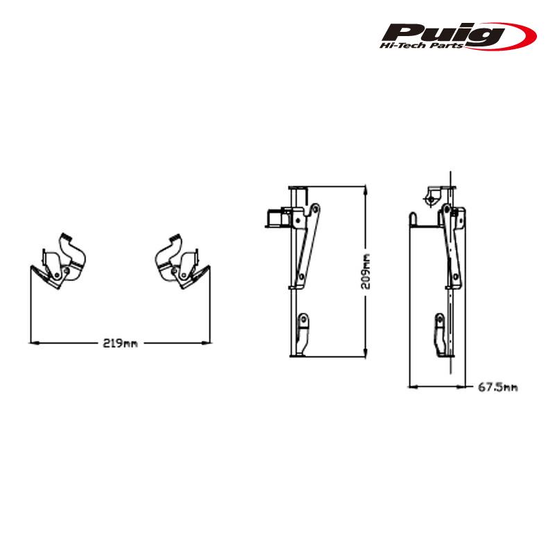 Puig（プーチ） Puig 3732N M.E.M Manual Lifting Mechanism YAMAHA