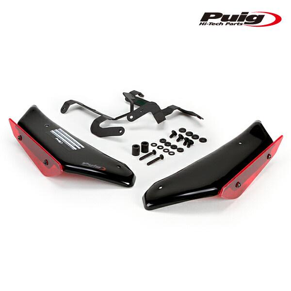 Puig（プーチ） Puig 3739R SIDE SPOILER WINGLET [RED] YAMAHA YZF-R3