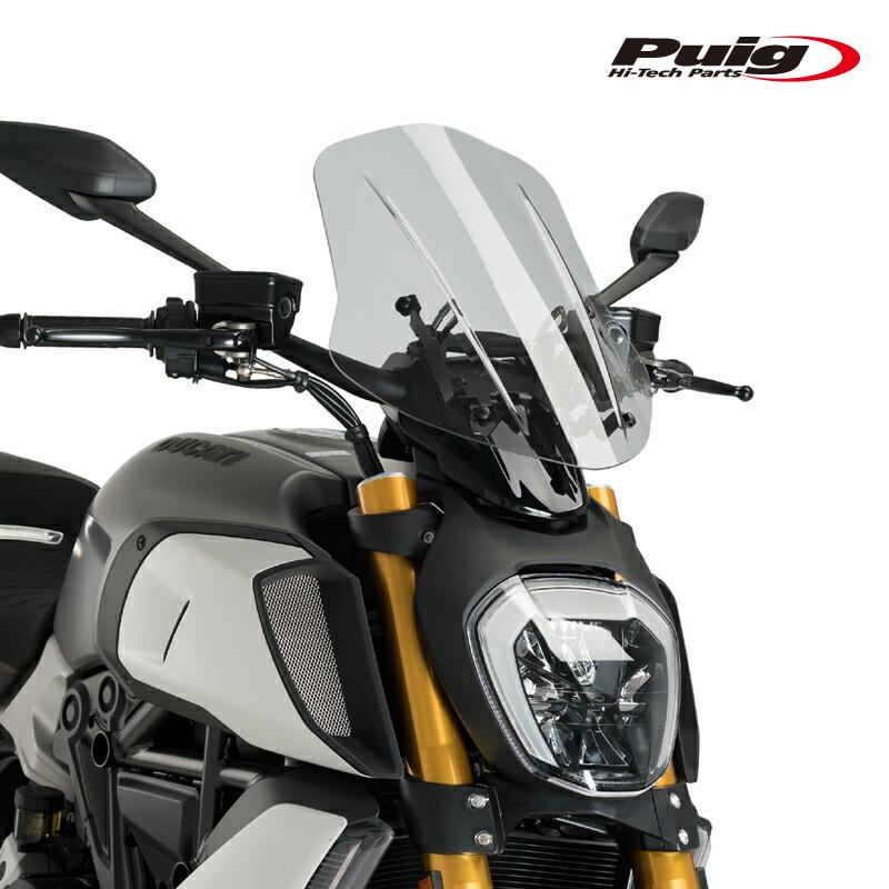 ハーレーダビッドソン 4点セット Puig（プーチ） Puig 3775H NEW GENERATION TOURING ADJUSTABLE [SMOKE