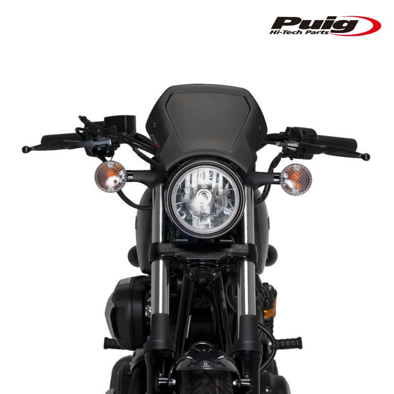 Puig（プーチ） Puig 3813N FRONT PANEL Aluminum [BLACK] YAMAHA