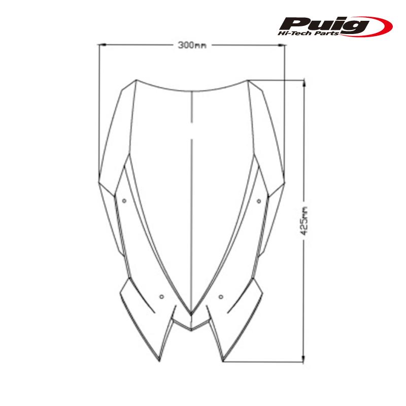 Puig（プーチ） Puig 3841V NEW GENERATION TOURING [GREEN] Kawasaki