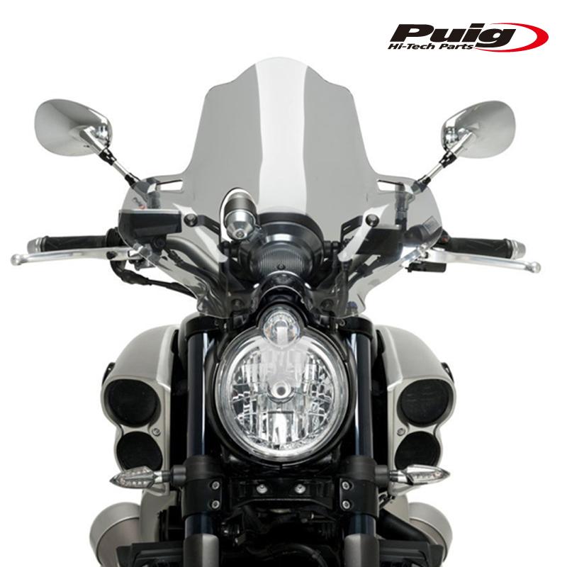 Puig 4952H NEW GENERATION SPORT [SMOKE] YAMAHA V-MAX (09-20) プーチ スクリーン カウル