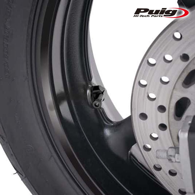 Puig（プーチ） Puig 5591N RACE VALVES [BLACK] 2個1SET Φ11.3 汎用