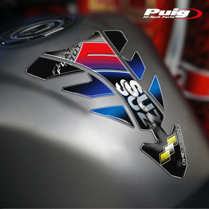 Puig 5632A TANK PADS FUTURE [汎用] SUZUKI [ BLUE ] プーチ タンクパッド