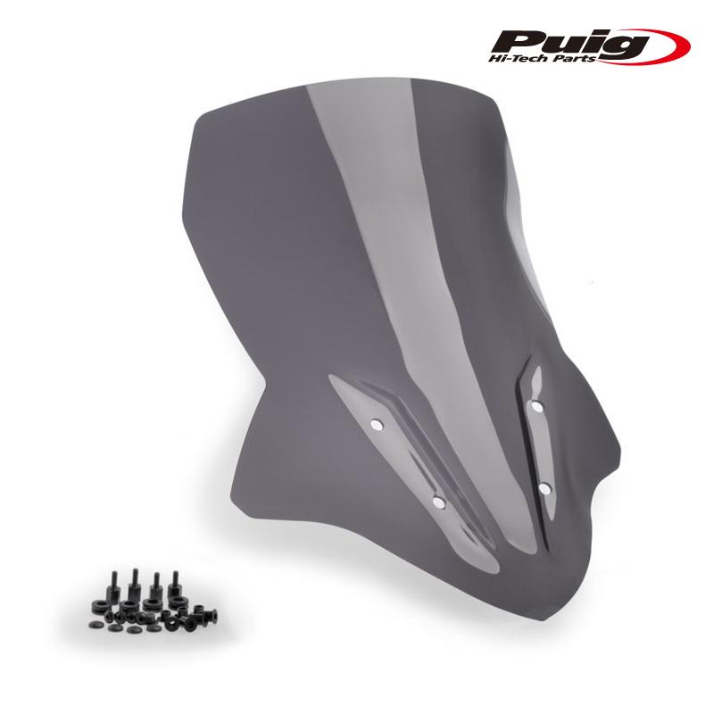 Puig 5895F TOURING SCREEN [DARK SMOKE] SUZUKI DL650 V-STROM (12-16) DL650XT V-STROM (15-16) プーチ スクリーン カウル スズキ Vストローム_4