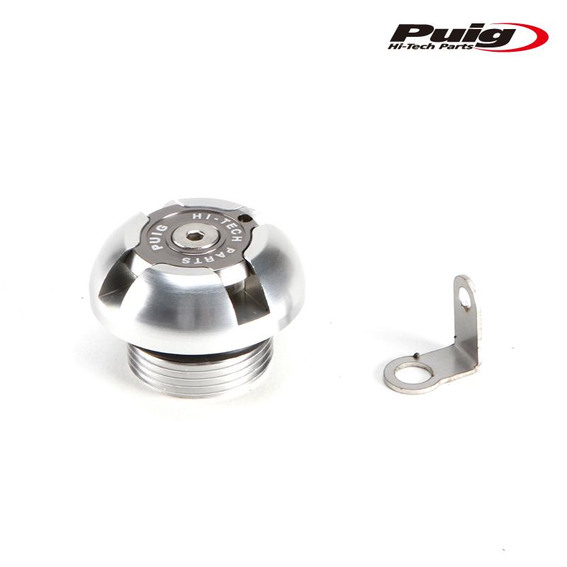 ボトルキャップ6個セット Puig（プーチ） Puig 6777P PLUG-OIL HI-TECH [SILVER] M25×P1.5