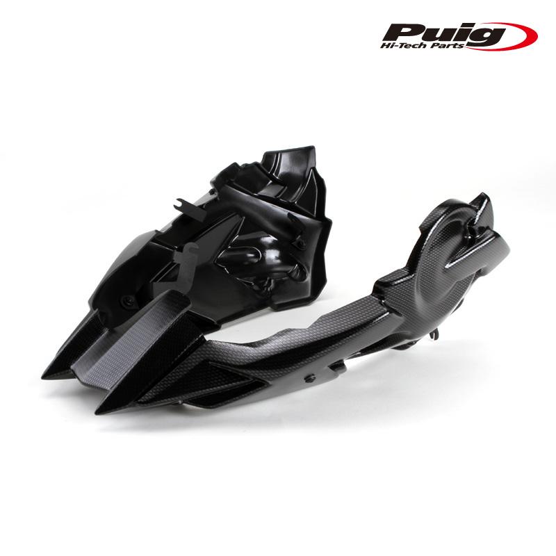 Puig 7022C ENGINE-SPOILER [CARBON PRINT] YAMAHA MT-07/TRACER/TRACER 700/GT/FZ-07 (14-20) プーチ アンダーカウル_1