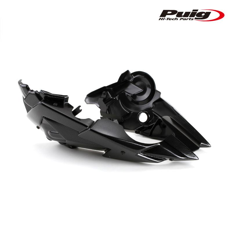 Puig 7022C ENGINE-SPOILER [CARBON PRINT] YAMAHA MT-07/TRACER/TRACER 700/GT/FZ-07 (14-20) プーチ アンダーカウル_2