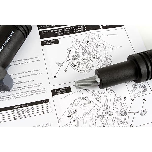 Puig 7064N FRAME SLIDERS MT07/MT07 TRACER/TRACER 7/TRACER 7 GT プーチ