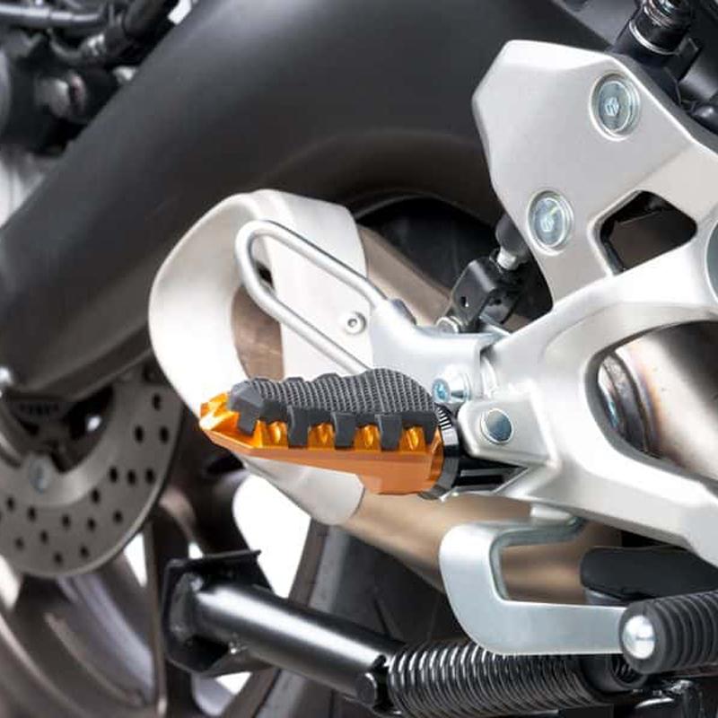 【4月】クロム Puig（プーチ） Puig 7319O TRAIL FOOTPEGS [GOLD] ステップバー