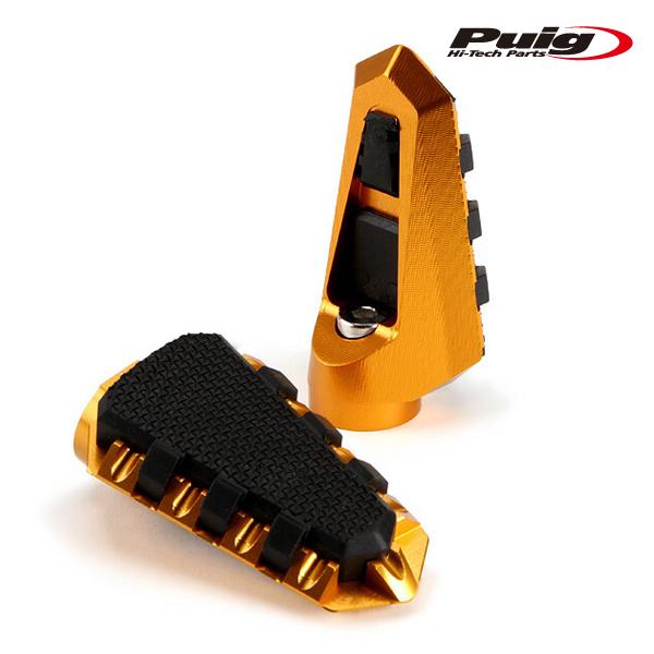 Puig 7319O TRAIL FOOTPEGS [GOLD] プーチ ステップバー ワイドラバータイプ｜rambutan｜02